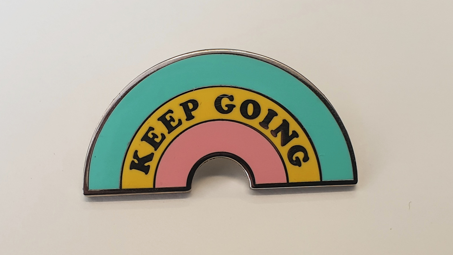 Keep Going Pin Badge