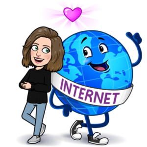 Bitmoji Avatar of Web Archivist and Globe