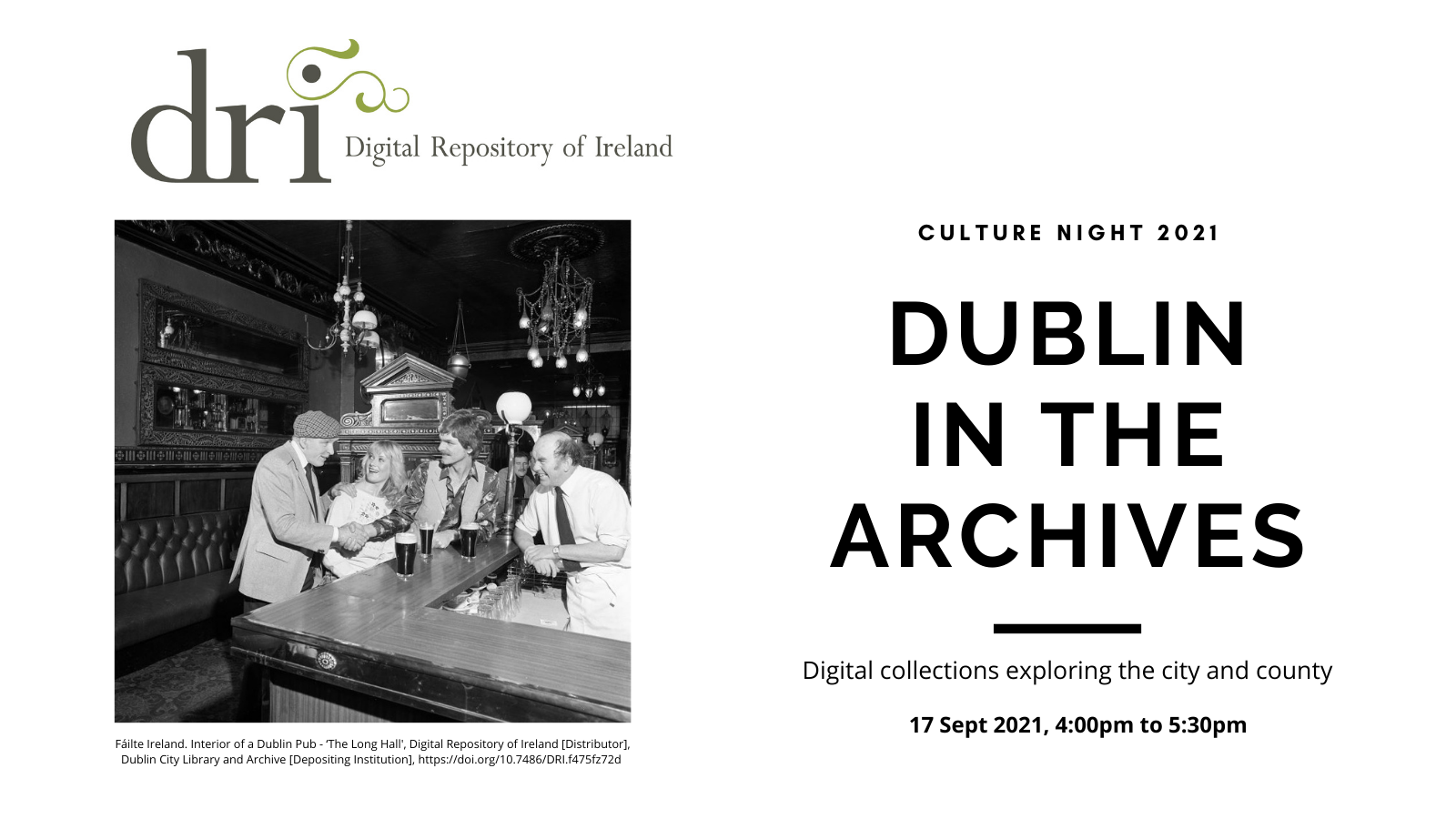 Dublin in the Archives Twitter Post
